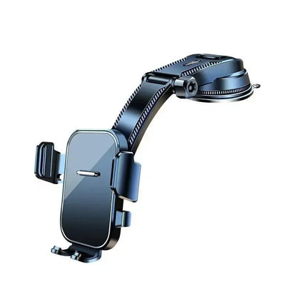 New Model Car Phone Holder Universal Suction Cup Stable In-car Interior Navigation Mounting Stand - Black