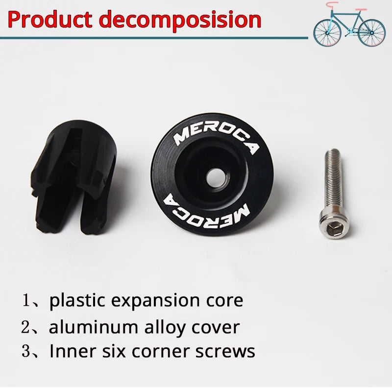 Bicycle Bar End Plug Road Mountain Bike Handlebar End Cap Aluminum Bicycle Handle Bar End Cap MTB Handlebar Plugs