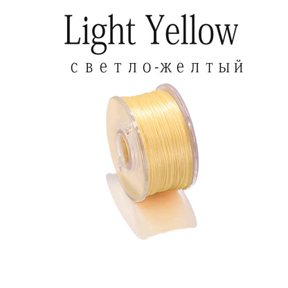 50Yards Nylon Bead Thread Nonelastic Beading Threads Seed Beads Cord Thread for DIY Bracelets Necklace Jewelry Making Supplie