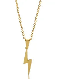 Square Pendants Delicate Stainless Steel Chain Pendant Necklace For Women Necklace - C54 Gold