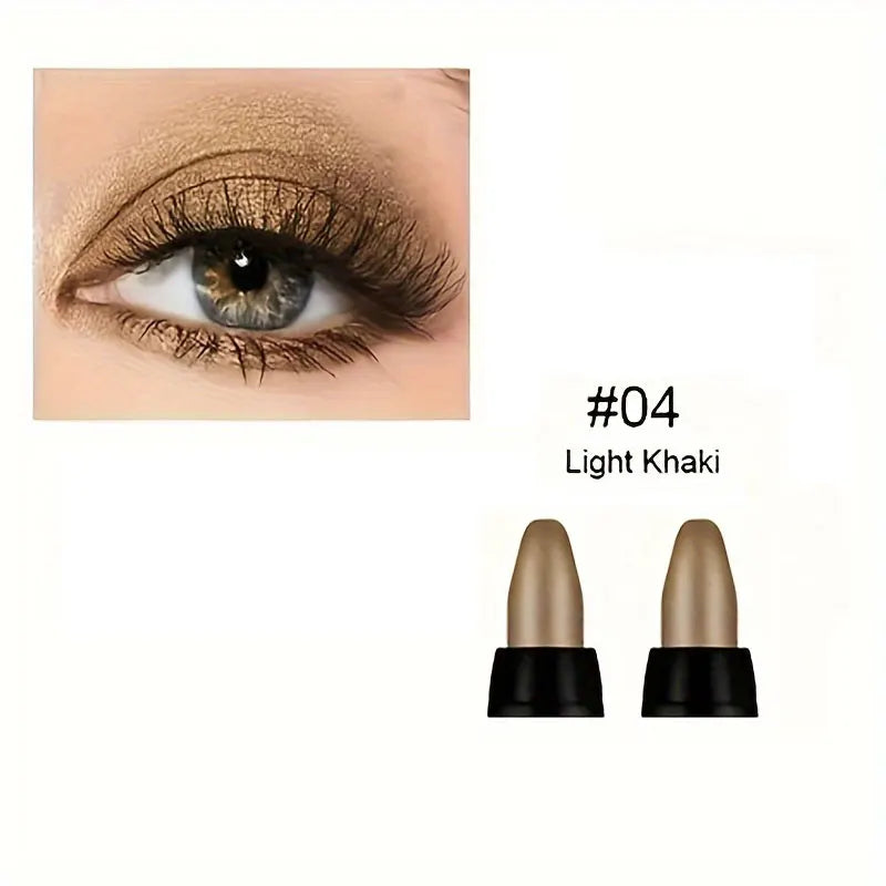 16 Colors Pearlescent Eyeliner, Color Glitter Waterproof Long-Lasting Eye Makeup Non-smudge Eyeliner - 04