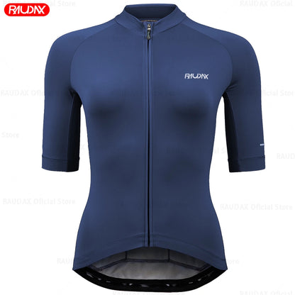 2026 Raudax Cycling Jersey 11 colors Cycling Racing Tops Short Sleeve Cyclist Clothes Shirt Maillot Women Bicycle Bike Wear