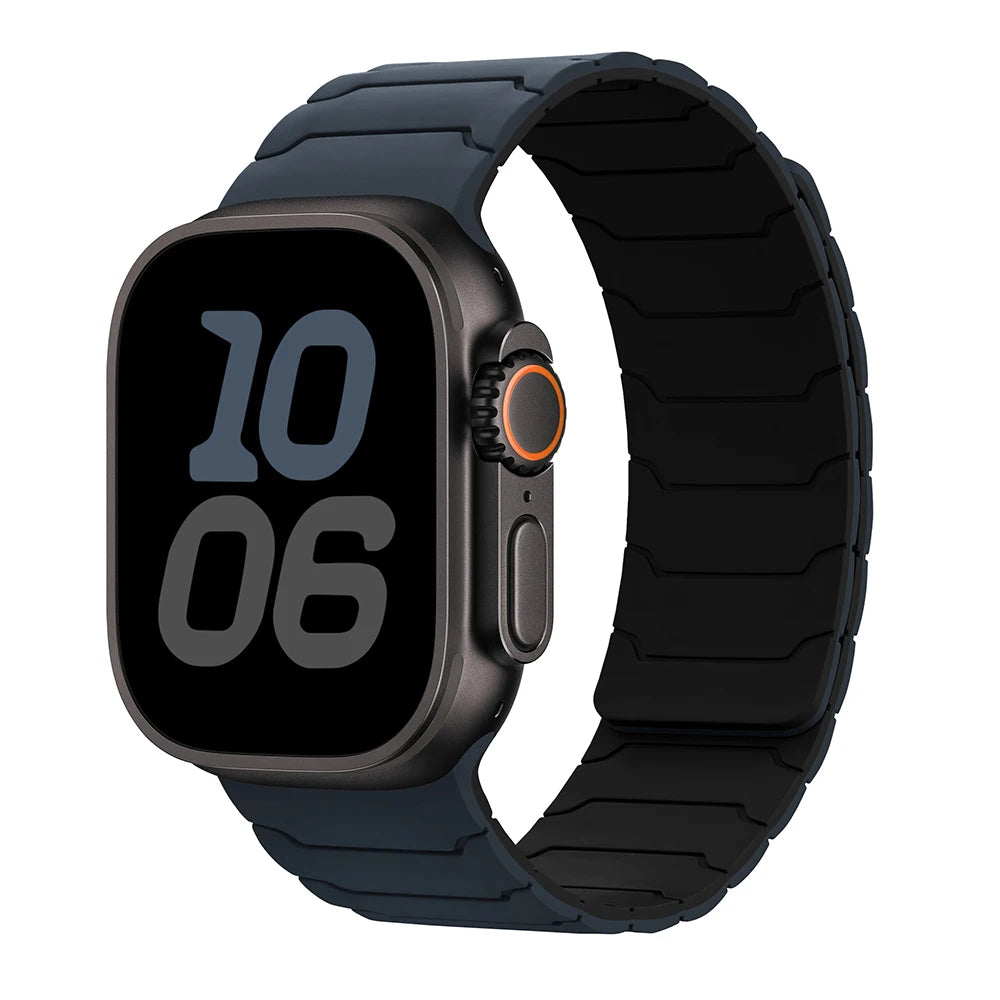 magnetic Strap For Apple Watch Band ultra 2 3 49mm 44mm 40mm 41mm 46mm 42mm 45mm 38 Silicone Bracelet IWatch Series 11 9 8 SE