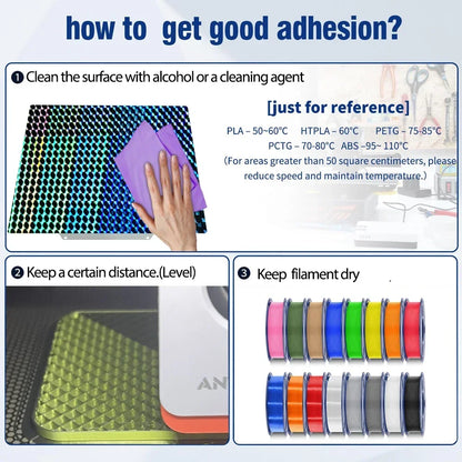 Build Plate For Flashforge AD5X – Multicolor 3D Printer for High-Speed Full-Color Printing Adventurer 5M/5M Pro Plate 235x235