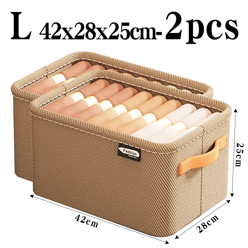 Thicken Clothes Organizer Pants Sweater Storage Cabinets Drawers Organizer Jeans Storage Box Wardrobe Clothes Storage Organiz