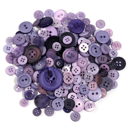 90Pcs/pack Colorful Round Resin Buttons Assorted Sizes Bulk Buttons For Handmade Creative Crafts Sewing Clothing Accessories 