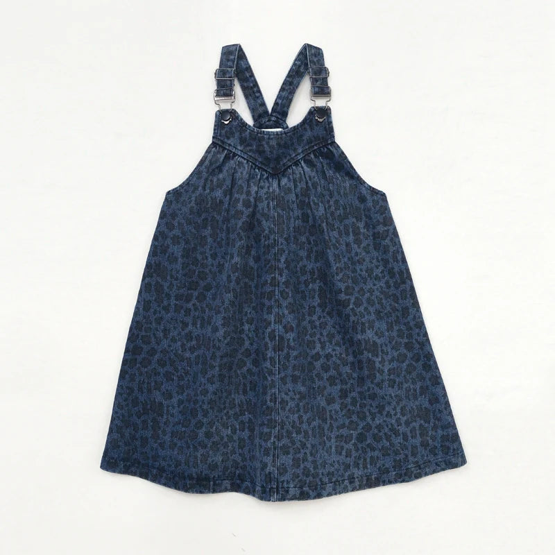 Ali Co AW26 denim leopard collection boys girls clothing dress skirt shirt vest and overalls