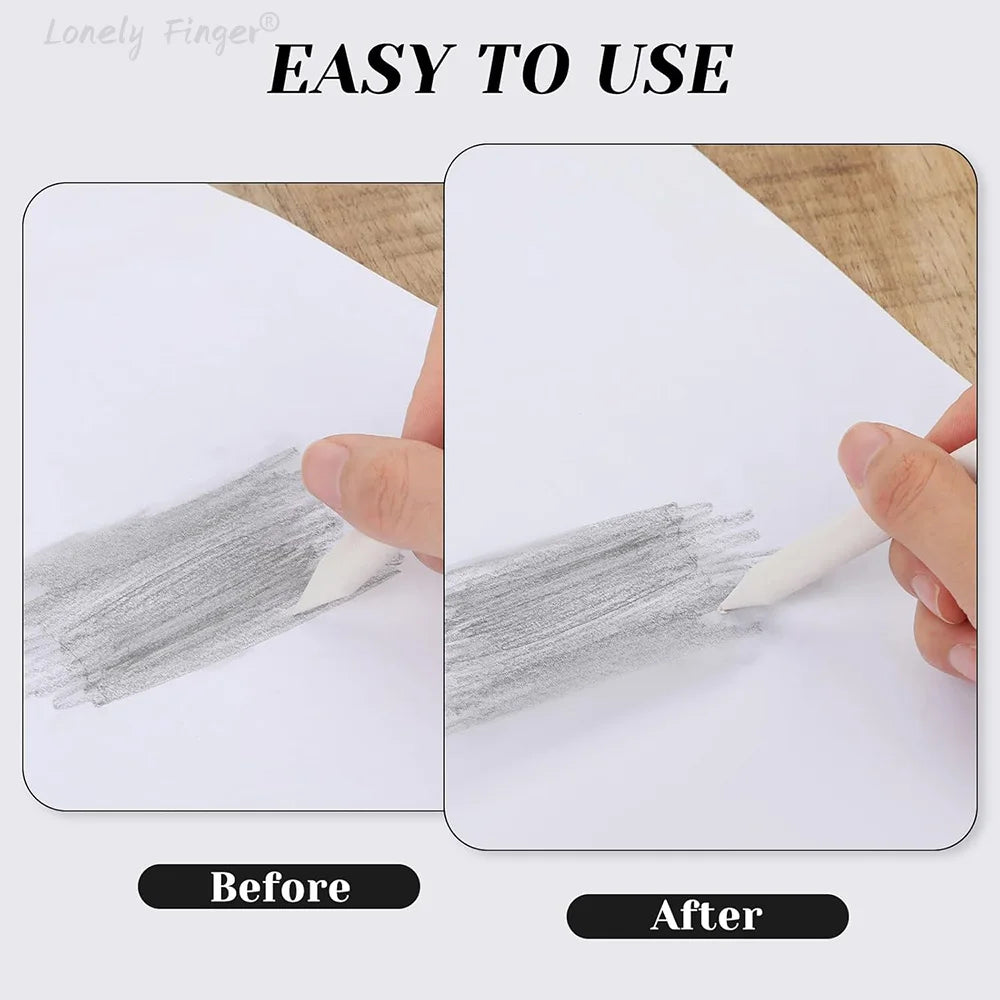 6/12 Pcs Blending Stumps, Paper Art Blenders, Drawing Pencils for Student