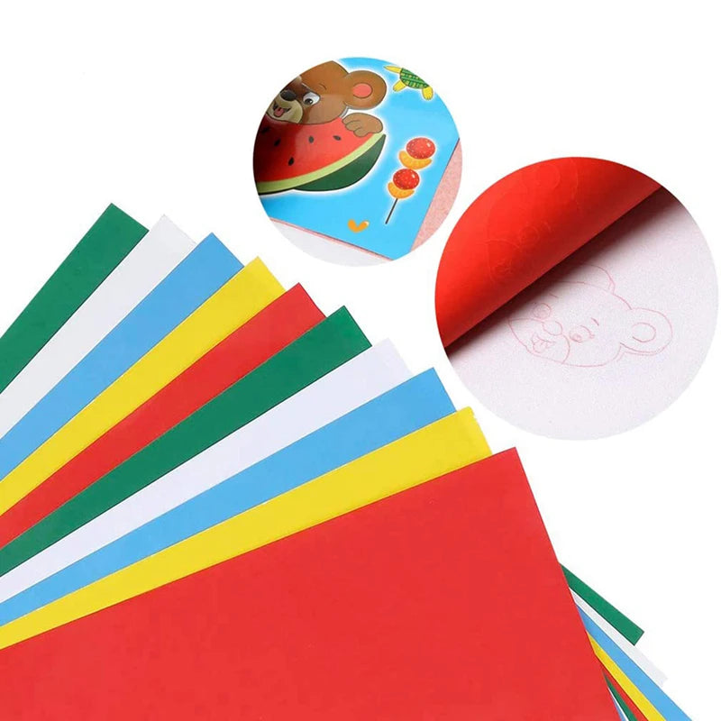 10Pcs fabric carbon paper water-soluble handmade cross stitch tool supplies DIY fabric transfer paper embroidery tool sewing 