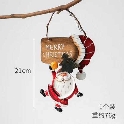 2022 Christmas Tree Decorations Christmas Resin Pendant Ornaments Home Decor DIY Kids Toys Gifts DIY Handmade Jewelry - SZ-14