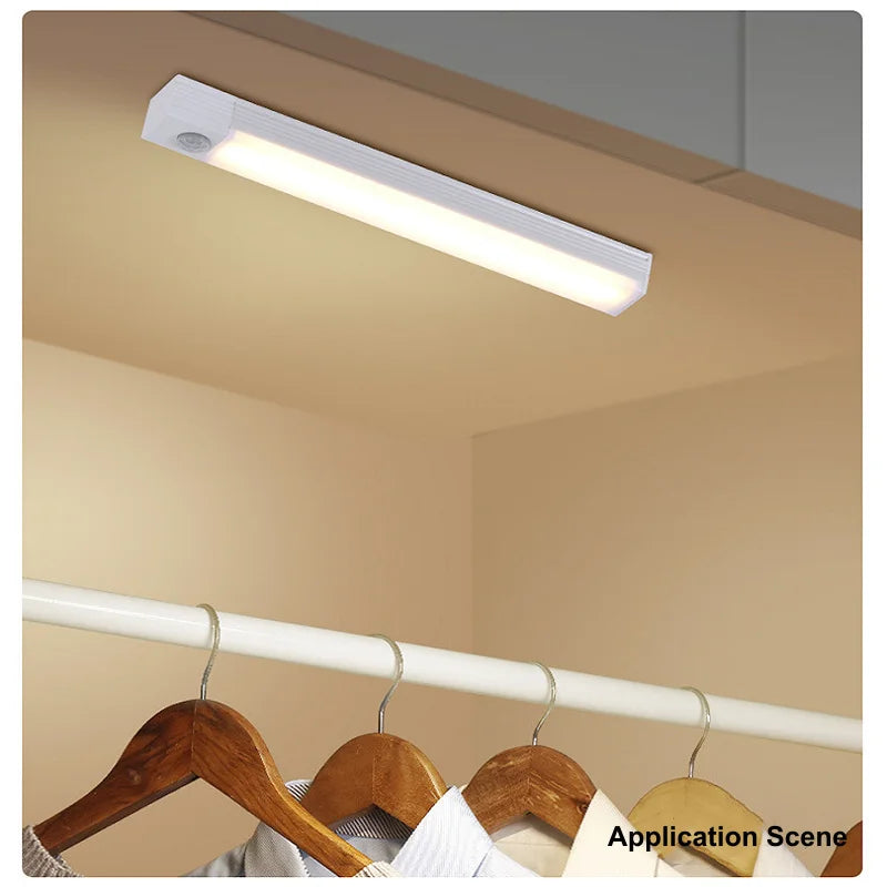 Wireless USB Rechargeable Motion Sensor LED Bar Light Induction Night Light