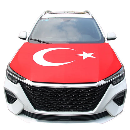 National Turkey Flag Car Engine Cover Turkish For Decoration