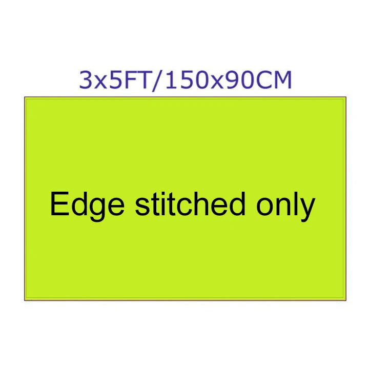 Digital Print Custom Flag 90cm * 150cm DIY Polyester Banner Customize 3ft * 5ft Flags And Banners - Edge stitched only