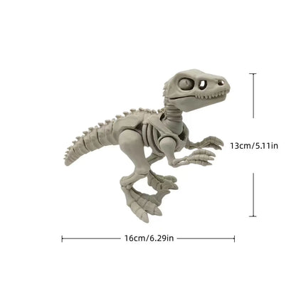 Simulation Dinosaur Fossil Plastic Skeleton Model Children's DIY Handmade Dinosaur Skeleton Assembly Kit Tyrannosaurus Rex Mo