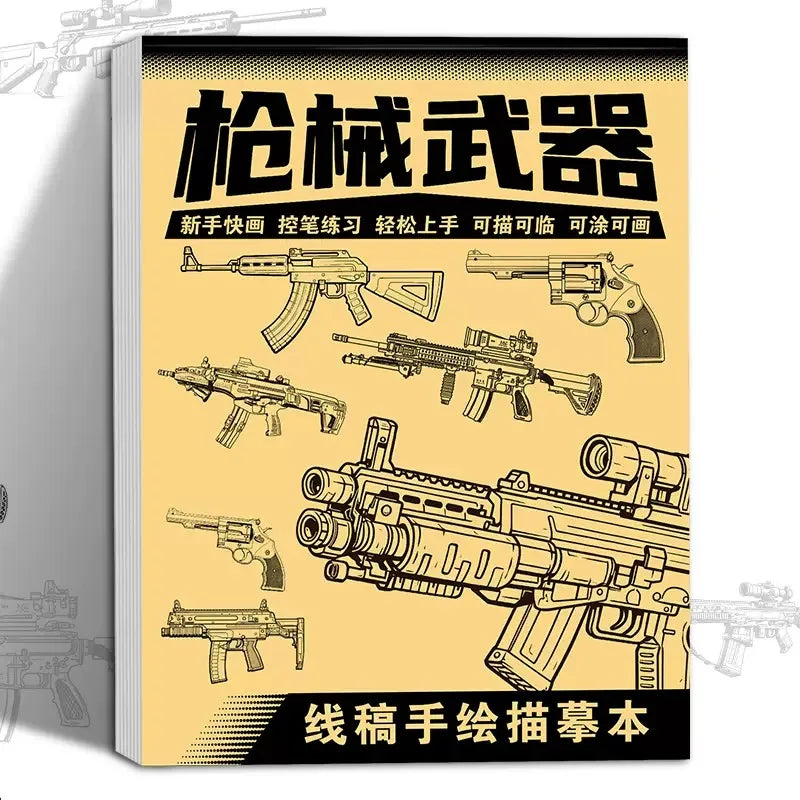 Anime Character Line Art Drawing Book for Beginners - 48 Pages of Simple Hand-Drawn Outlines for Tracing & Practice Painting