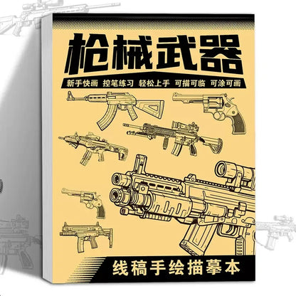 Anime Character Line Art Drawing Book for Beginners - 48 Pages of Simple Hand-Drawn Outlines for Tracing & Practice Painting