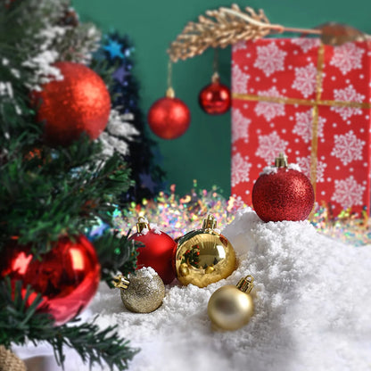 24pcs 3cm Christmas Balls Christmas Tree Ornaments Ball Xmas Hanging Tree Pendants Home Party Christmas Tree Decor New Year G