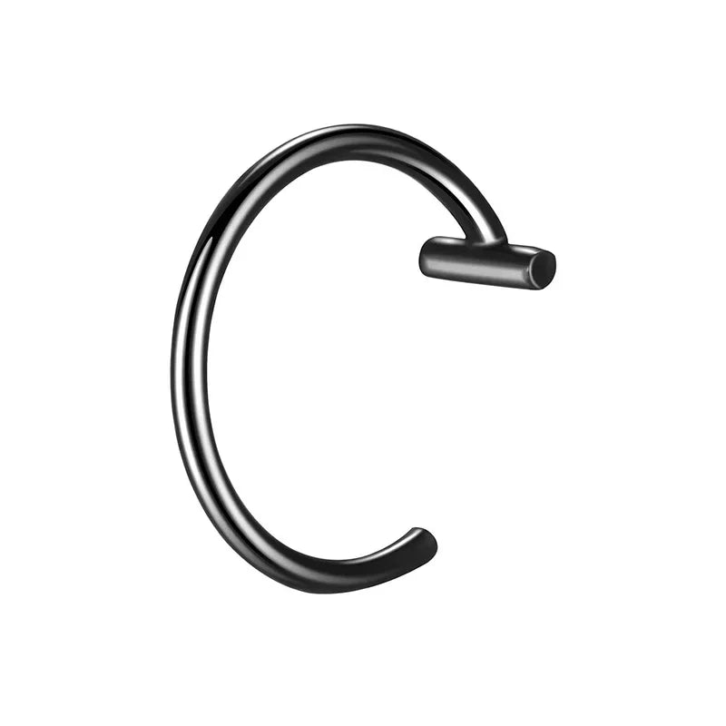 1Pc Stainless Steel Fake Nose Ring Hoop Septum Rings C Clip Lip Ring Earring Fake Nose Piercing Women Body Jewelry Non-Pierce