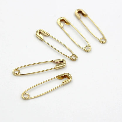 50Pcs Silver Safety Pins DIY Sewing Tools Accessory Stainless Steel Needles Large Safety Pin Small Brooch Apparel Accessories