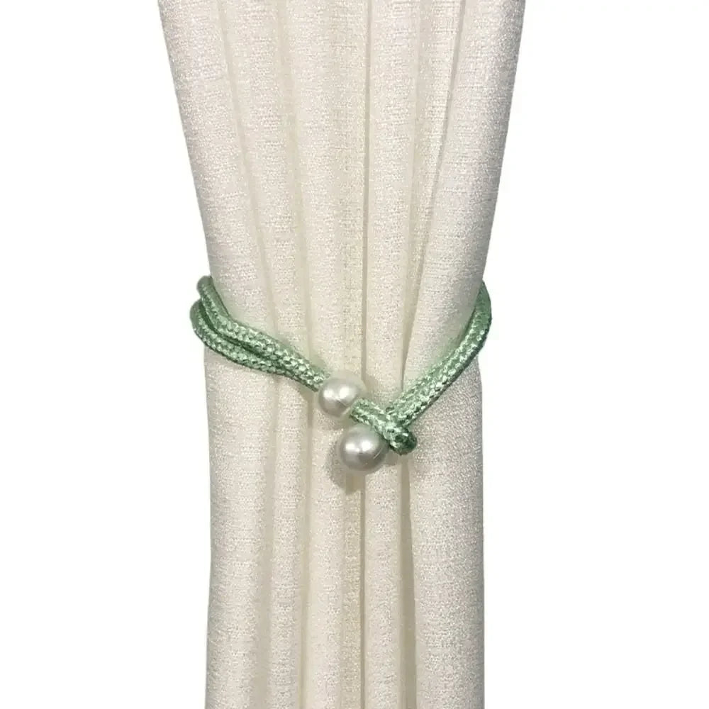 Creative Fashion Tulip Curtain Straps Adjustable Elegant Curtain Tieback Beautifully Curtains Tie Rope Homestay - 1pcs Green