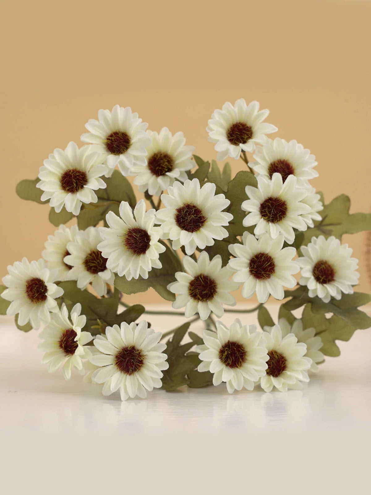 21 Heads Artificial Flower Autumn Silk Daisy Bouquet Decor Vase Home Wedding Decor Household Products Holiday Party DIY Gift 