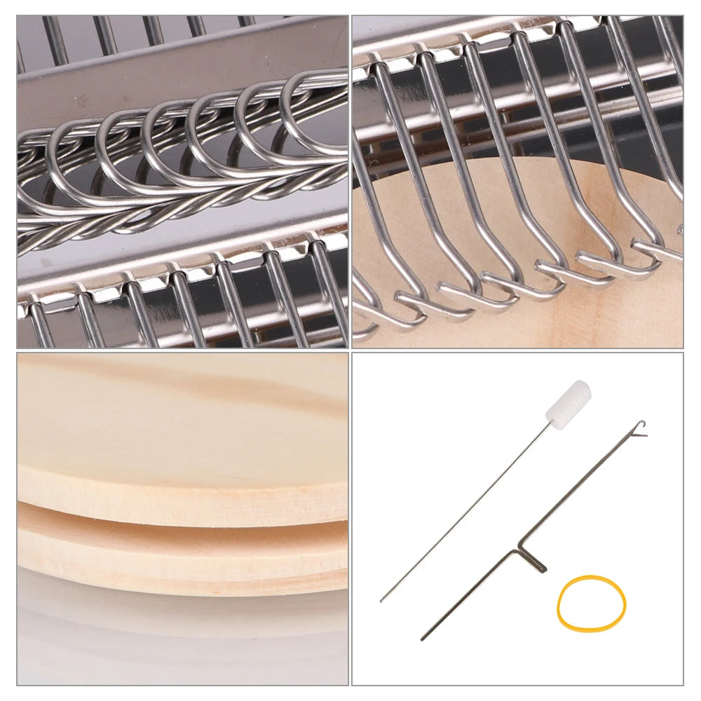 Hand Tapestry Wood Loom Weaving Frame Small Frame For Mending Clothes and Jeans Knitting Tools Darning Machine Small Loom