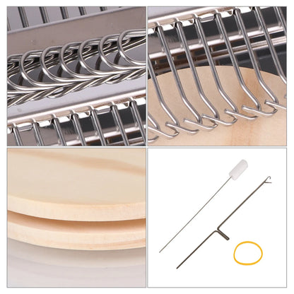 Hand Tapestry Wood Loom Weaving Frame Small Frame For Mending Clothes and Jeans Knitting Tools Darning Machine Small Loom