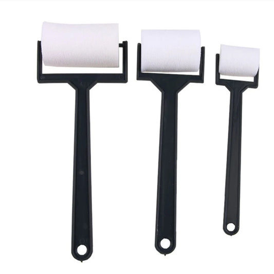 3pcs Craft Tool White Sponge Brush Foam Painting Roller Brush For Children Draw Craft Tool Decorative Supplies