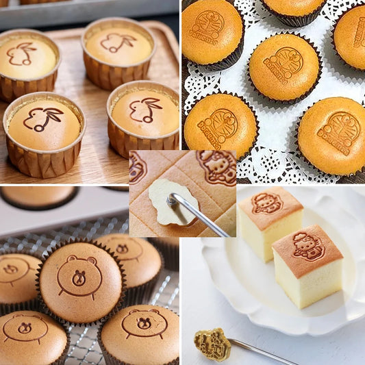 Custom Logo Branding Iron Heating Stamp Personalized Hot Brass for Bakery Cake Bread Burger Wood DIY Gift Electric Stamping M