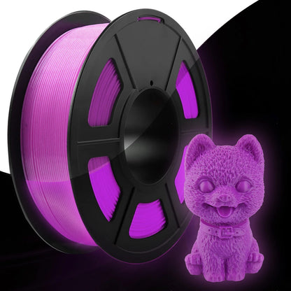 DIY Christmas Gift, 1.75mm PLA Luminous 3D Printer Filament, 200g(0.44L）Spool, Glow in the Dark, for Most FDM Printers - 200g