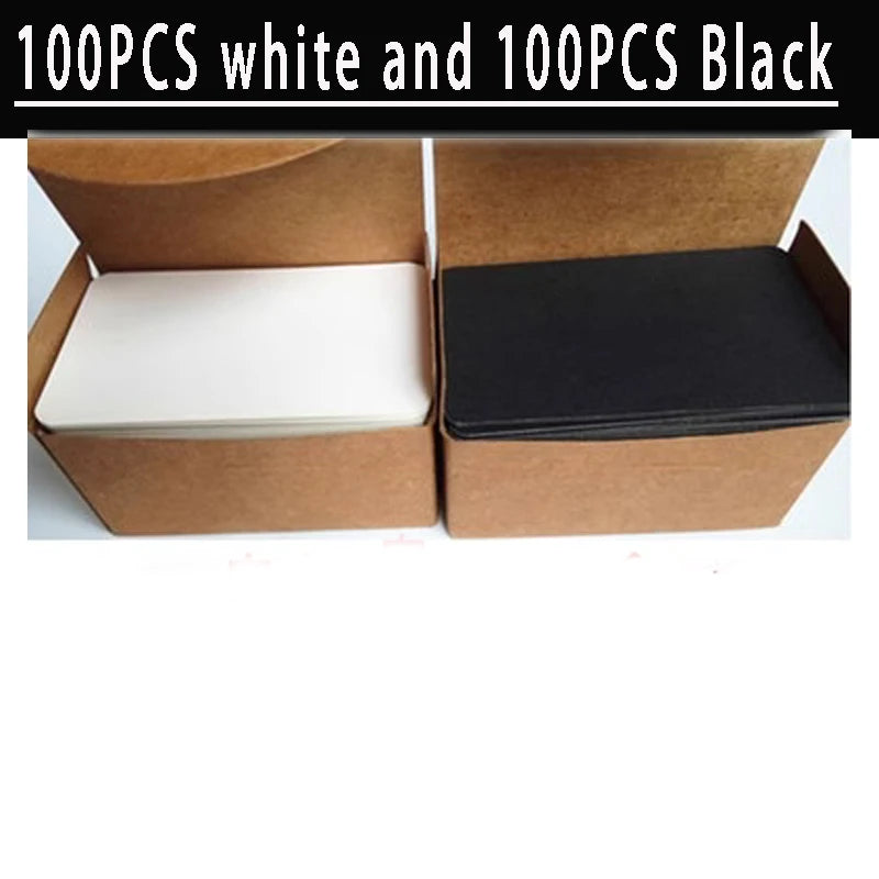100/200 Pcs Playing Card Blank Hard Paper Card Paper DIY Board Game Postcard Handmade Wallpaper Postcards Message White Card 