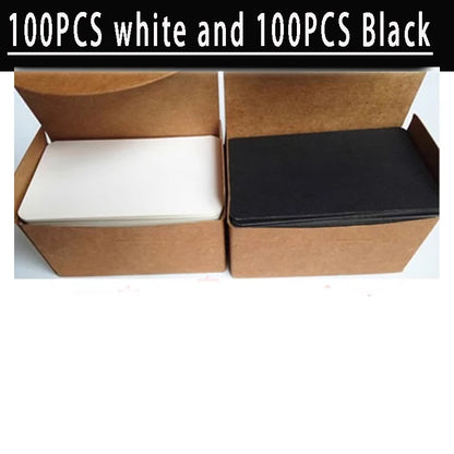100/200 Pcs Playing Card Blank Hard Paper Card Paper DIY Board Game Postcard Handmade Wallpaper Postcards Message White Card 