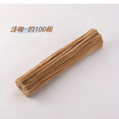 100/50Pcs Chenille Stems Bulk 22 Colors Chenille Pipe Cleaner Stems Kids Art and Crafts Projects and Decorations(6 MM x 12 in