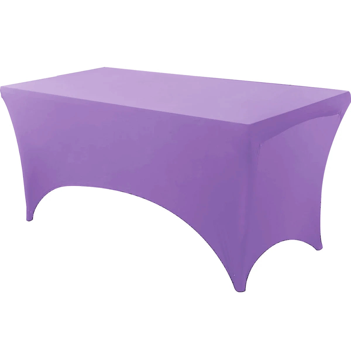 Spandex Tablecloth Tight Fitted Washable and Wrinkle Resistant Stretch Rectangular Patio Table Cover for Event Wedding Partie