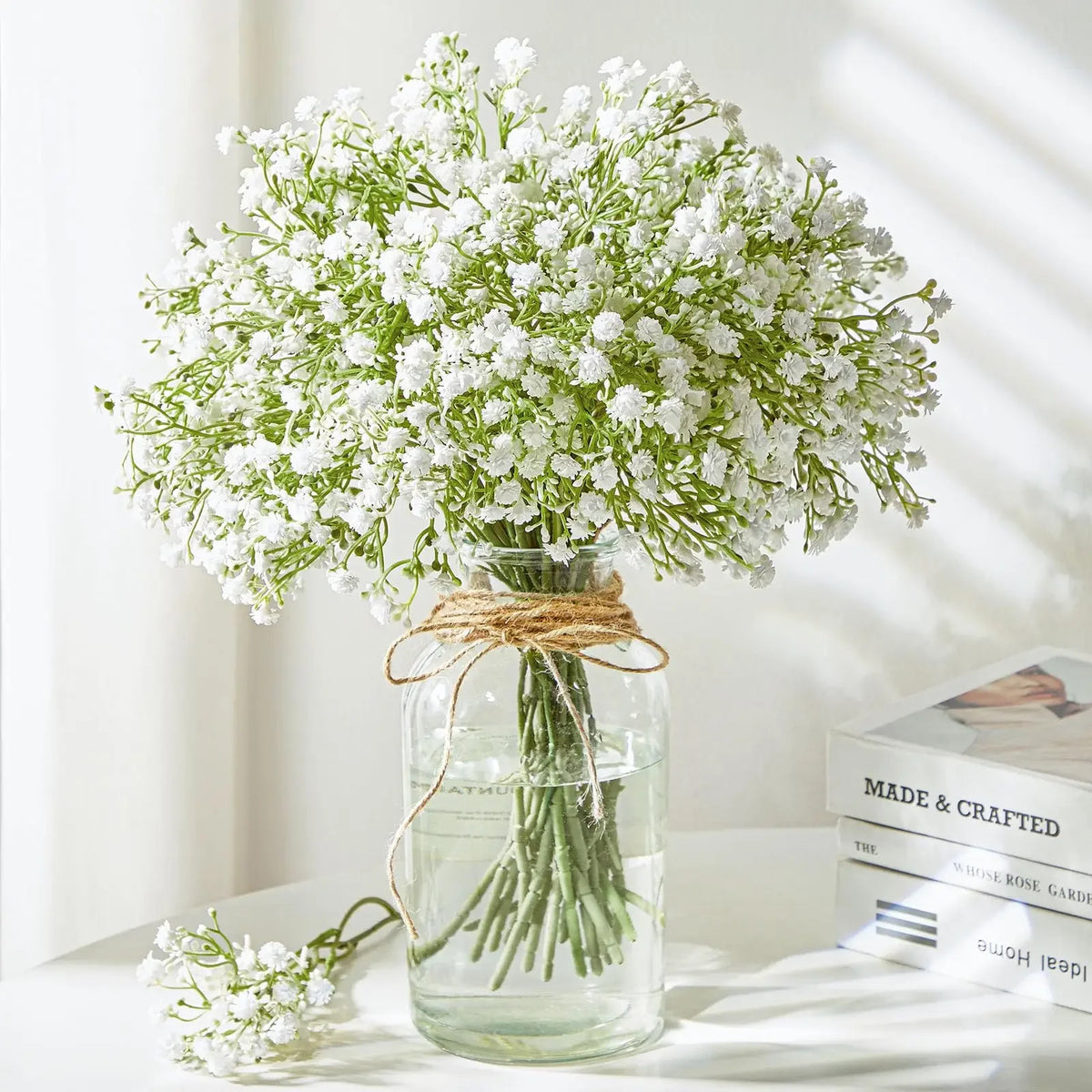 10/15pcs Artificial Flowers Baby Breath Flower Fake Gypsophila for Wedding Party Home Decoration Floral Bouquets DIY Accessor