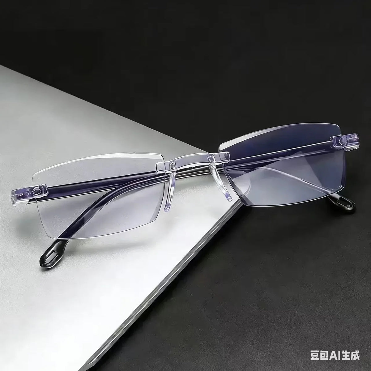Smart Glasses with Automatic Adjustment Magnifying Reading Glasses Progressive Multifocus Anti-blue Light Eyewear +1-+7 - Pro