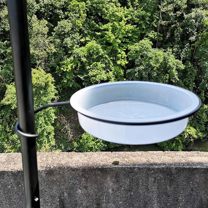 1pcs Bird Feeding Dish Tray Platform Feeder Bird Water Bowl Hanging Bird Bath Outdoor Outside Patio Parrot Tree Garden Courty