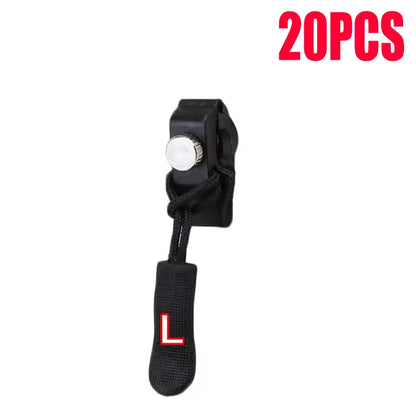 3-60Pcs Universal Zipper Repair Kit Quick Instant Detachable Zipper Head Replacement Zipper Slider Pull for 3 Different Size 