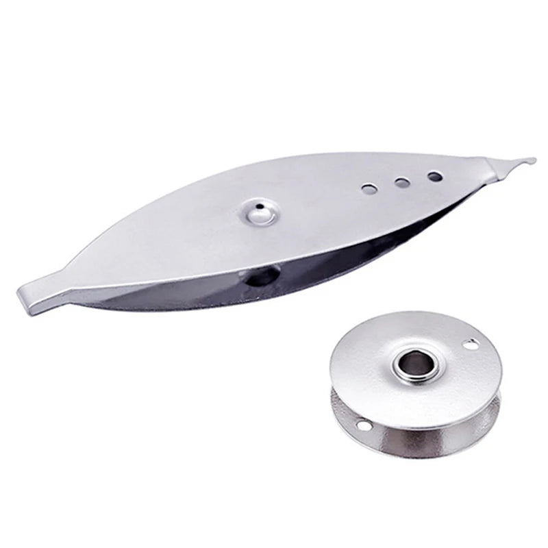 1pc Metal Tatting Shuttle for Hand Lace Making DIY Craft Knitting Weaving Tool - one size