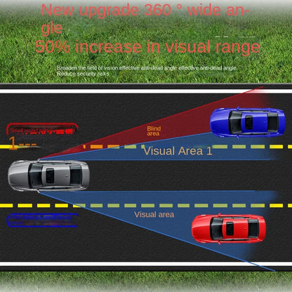 Car Blind Spot Rear View Mirror Wide Angle 360 Degree Adjustable Small Round Mirror Car Reverse Auxiliary Rearview Convex Mir