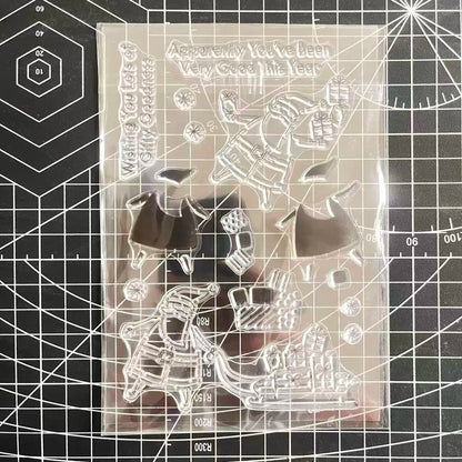 2026 New A6 Clear Stamps Identity Card Design DIY Scrapbook Journal Album Card Making Supplies - only stamp a12 A