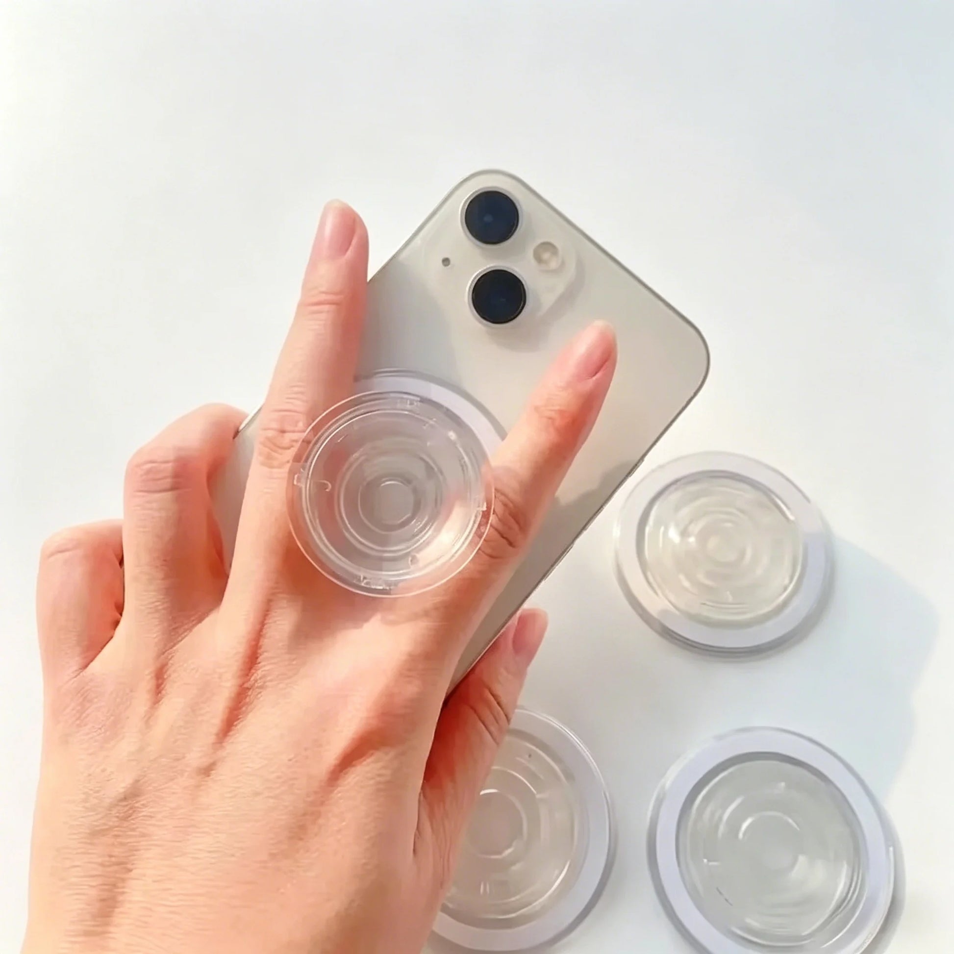 Magnetic Safe Ring Finger Expanding Stand Folding Mobile Phone Grip Holder Socket Pocket Support for iPhone Mac Samsung Xiaom
