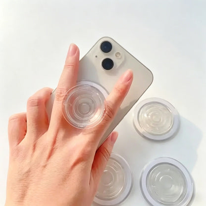 Magnetic Safe Ring Finger Expanding Stand Folding Mobile Phone Grip Holder Socket Pocket Support for iPhone Mac Samsung Xiaom