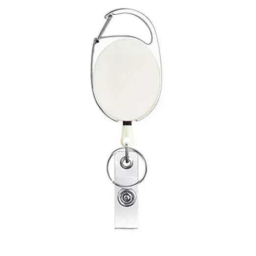 Transparent Cards Slots ID Tag Badge Holder with Badge Reel Cards Storage Organizer Employee Pass Work Card Case Sleeve