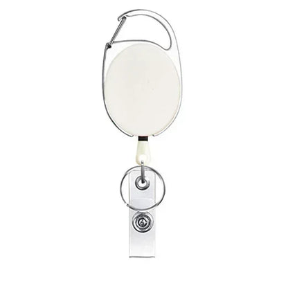 Transparent Cards Slots ID Tag Badge Holder with Badge Reel Cards Storage Organizer Employee Pass Work Card Case Sleeve