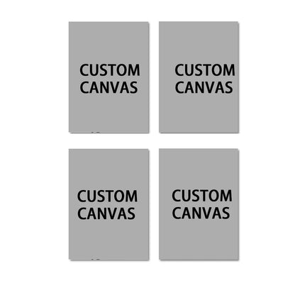 6pcs/set Custom Canvas Prints Photo Wall Art Personalized Poster for Family Life Pet Animal Birthdays Wedding Scenery Home De