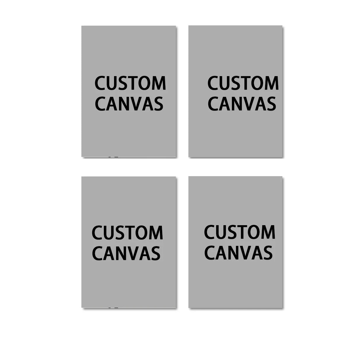 6pcs/set Custom Canvas Prints Photo Wall Art Personalized Poster for Family Life Pet Animal Birthdays Wedding Scenery Home De