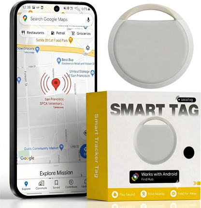 Android Smart Tag Device Tag for Keys,Wallet,Luggage,Pets Tracker Tag,Bluetooth,Works with Find My,Item Finders Tracking Tags