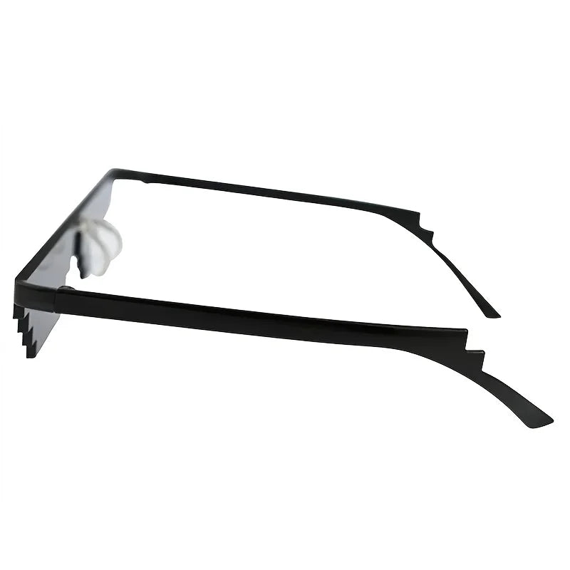 Pixelated Mosaic Glasses New Mosaic Glasses Double Cool Funny party glasses Pixel party glasses Party Photo Prop Glasses