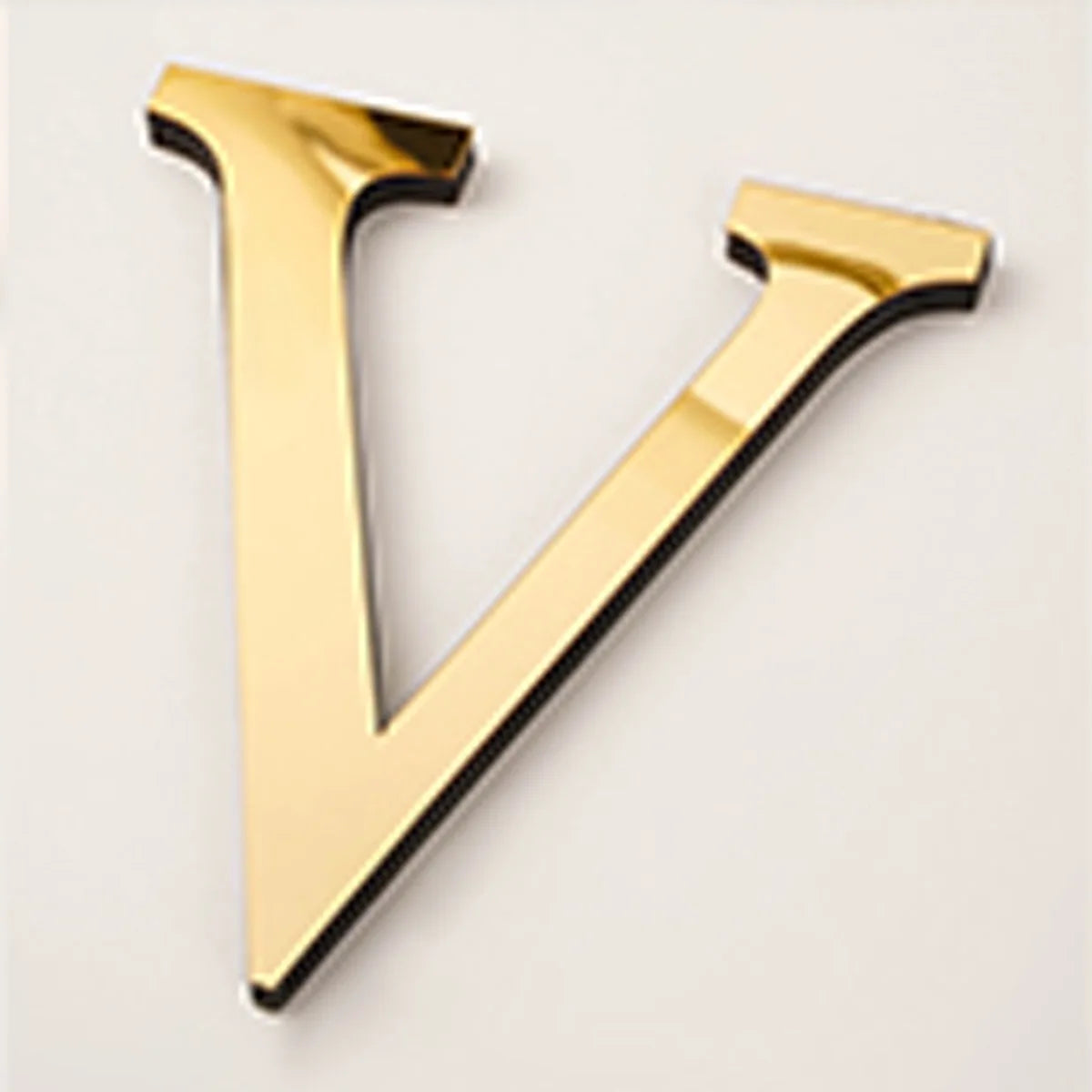 20cm Gold Acrylic Mirror English Letters Wall Stickers Birthday Decoration Festival Party Wedding Decor Self-adhesive Art Mur